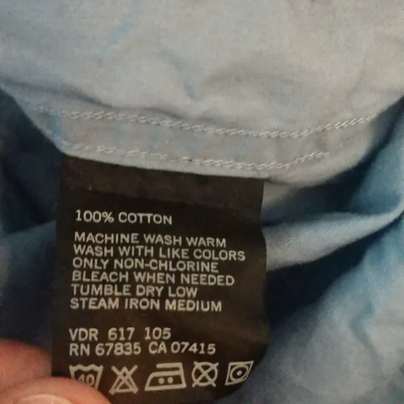 2/$15 Nautica Men's XL Long Sleeve Button Down Shirt - Picture 5 of 5